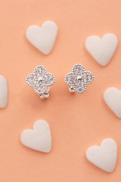 Heliophilia Silver Pendientes de Plata de Ley 925 con Refuerzo de Rodio